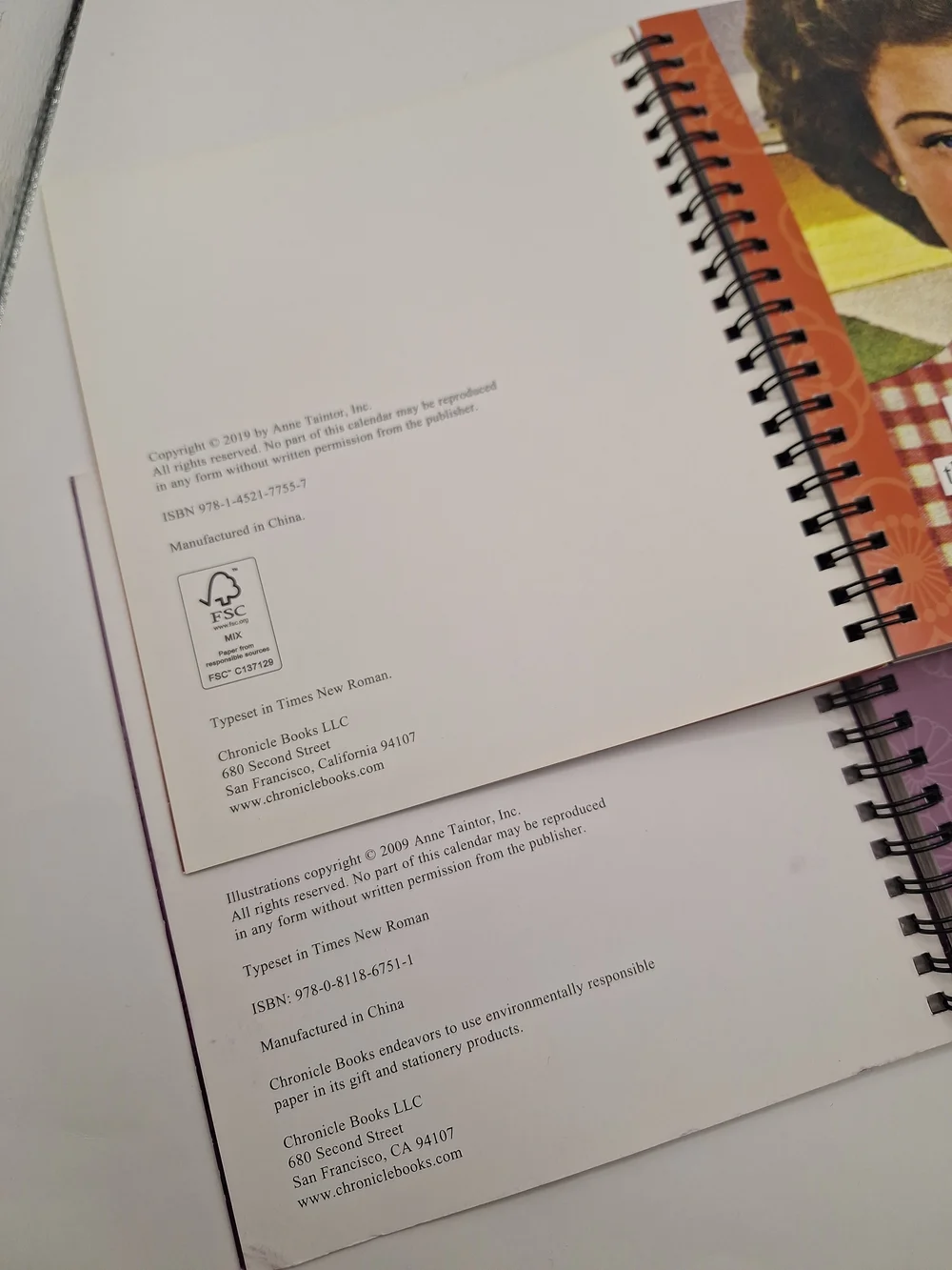 Anne Taintor Engagement Calendar Lot 2009 2019 Retro Humor Planners Notebook